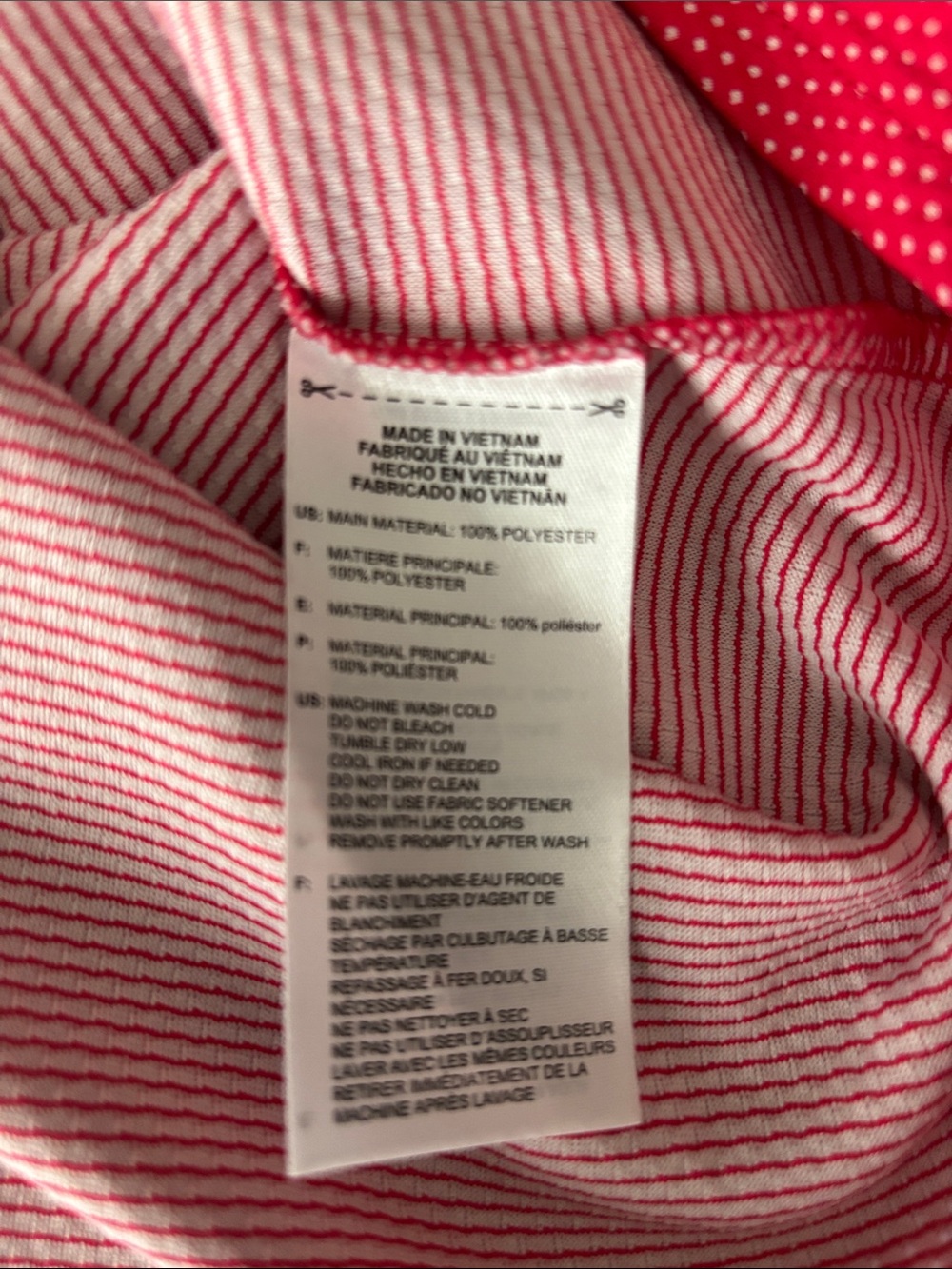 adidas Hot Pink Microdot Golf Polo - Picture 7 of 7